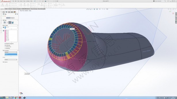 在SOLIDWORKS工业设计师中重新设计遥控器