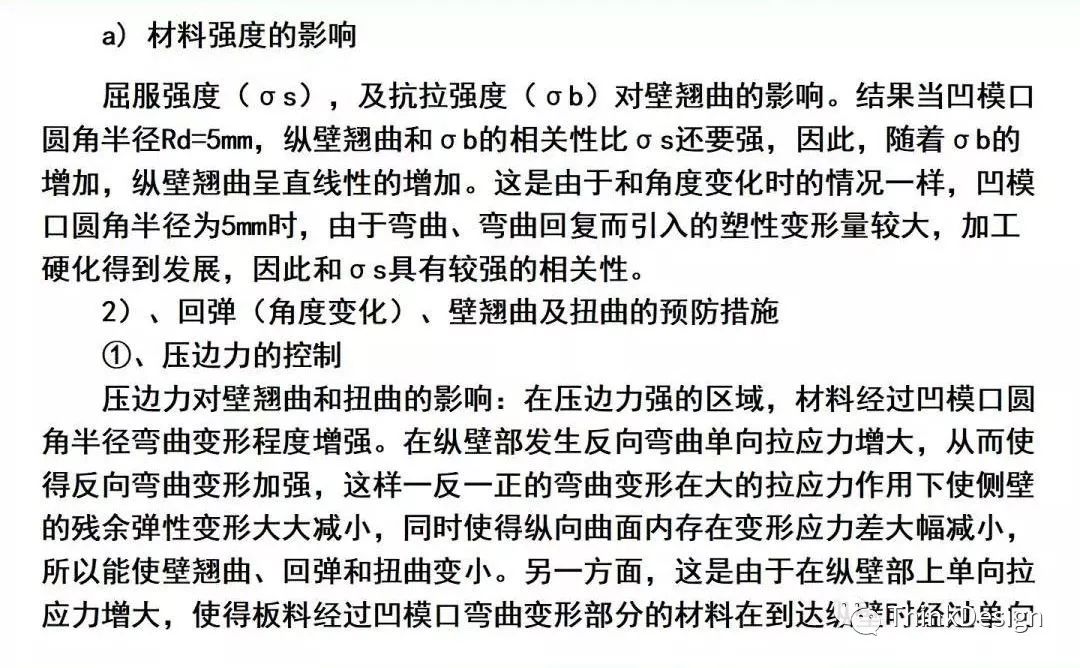 汽车高强板梁类零件冲压工艺及模具结构设计