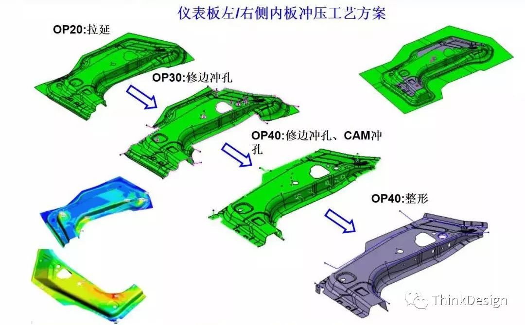 汽车高强板梁类零件冲压工艺及模具结构设计