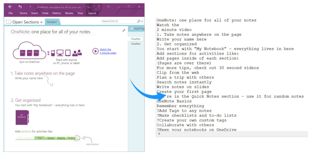 使用 Java 从 OneNote 文档中提取所有文本