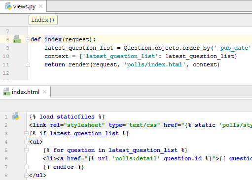 python开发工具pycharm。