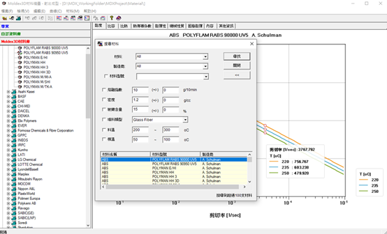 Moldex3D模流分析之材料精灵再进化