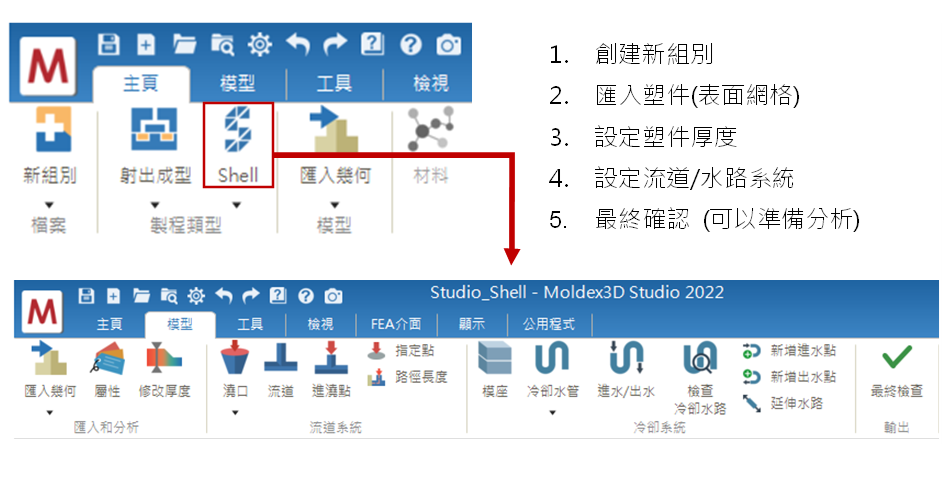 Moldex3D 模型模拟 (四)