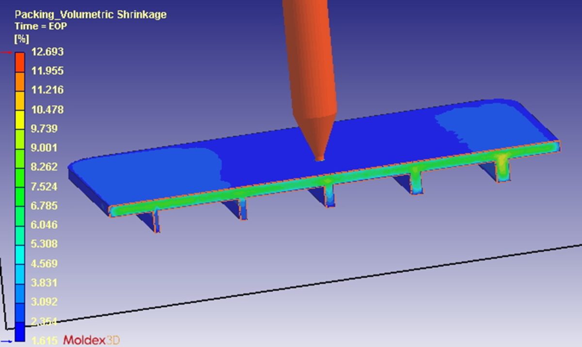 Moldex3D模流分析之SABIC用Moldex3D优化2K-ICM产品外观