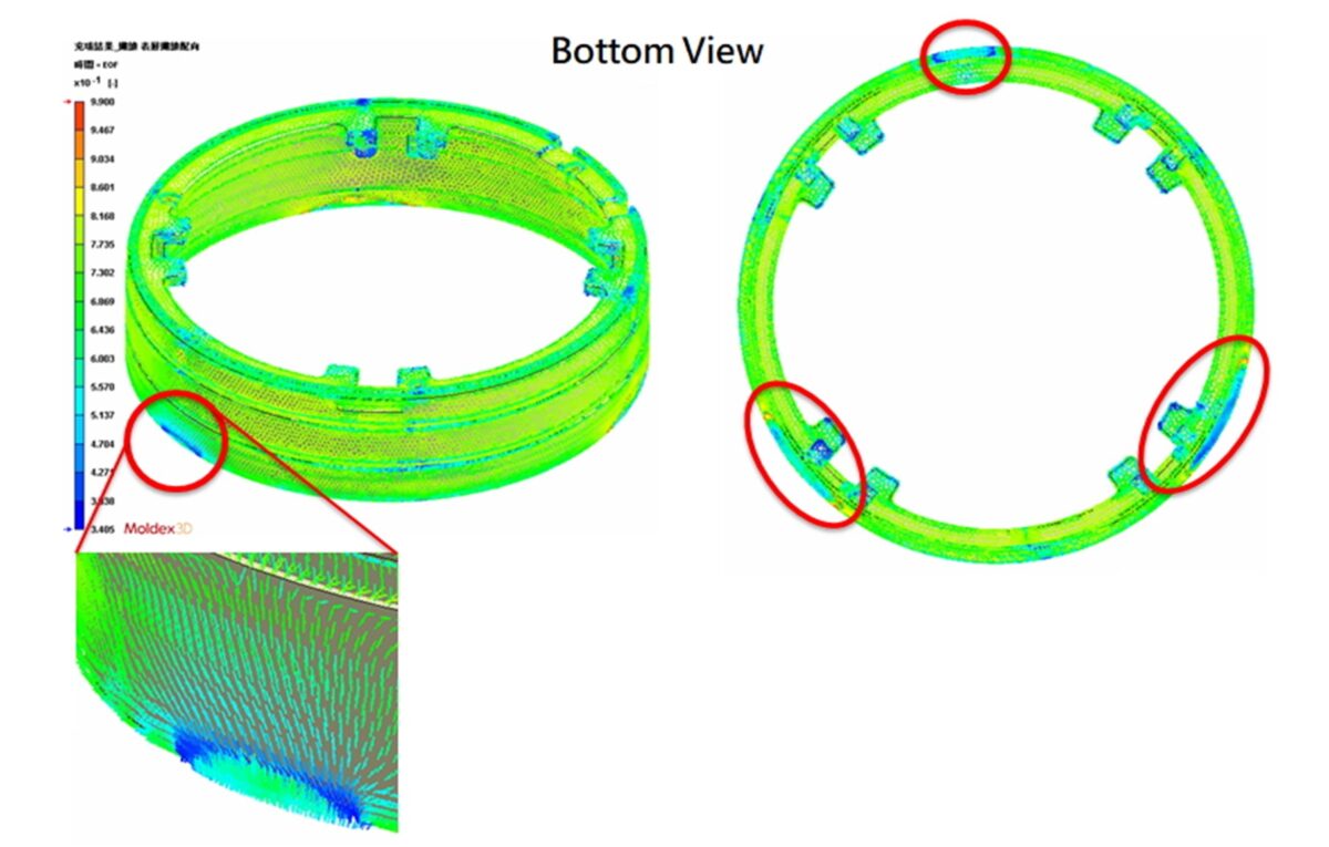 Moldex3D模流分析之借助CAE工具改善相机镜头外壳真圆度