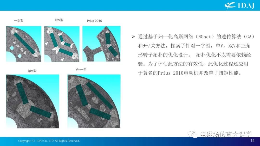 基于IPM电机的结构拓扑优化案例分析