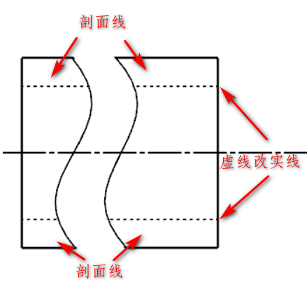 低版本NX剖视图断开操作