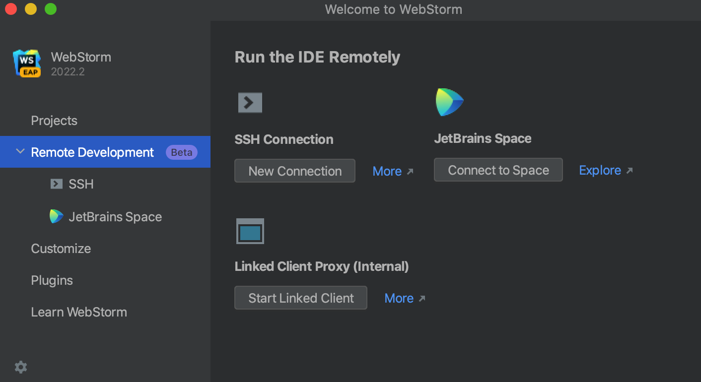 JavaScript开发工具WebStorm入门教程：第一次运行WebStorm