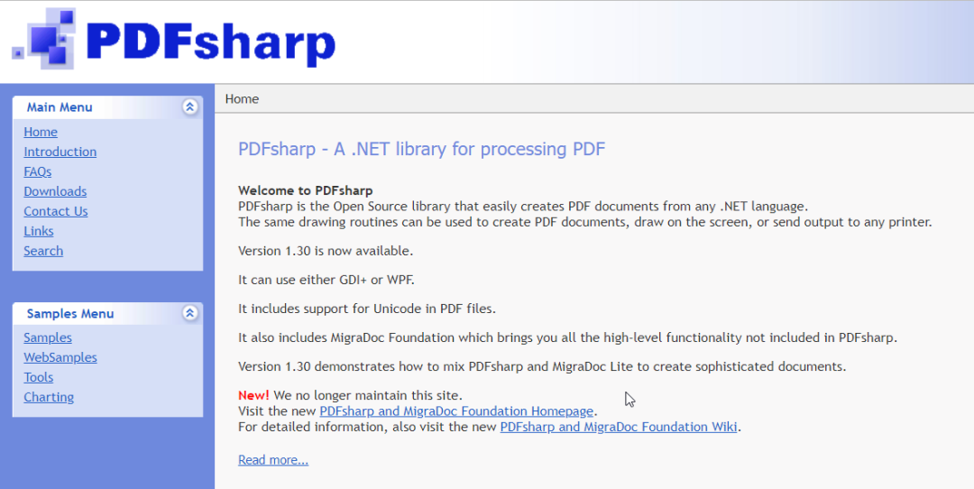 NX二次开发-PdfSharp库介绍