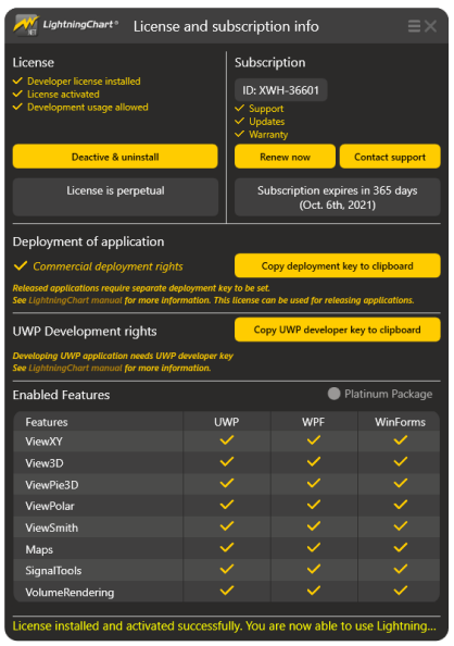 图表控件LightningChart.NET 系列教程（六）：许可证管理介绍（上）