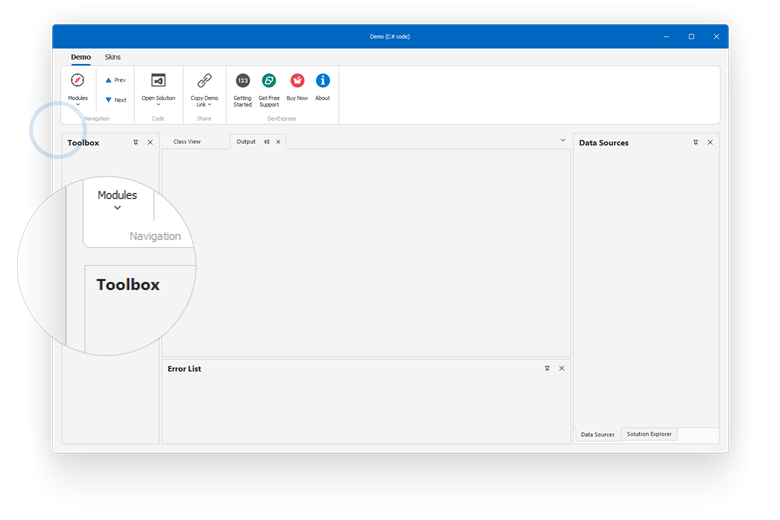 界面控件DevExpress WinForm中文教程 - 如何应用Windows 11 UI class=