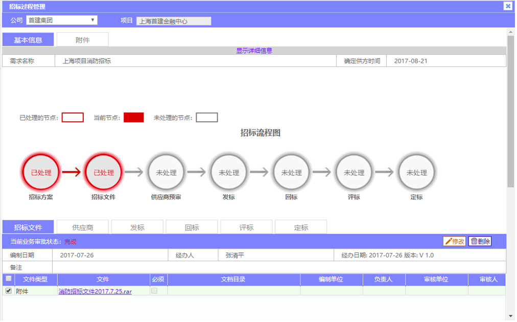 瀚维特-招标采购管理系统的功能截图