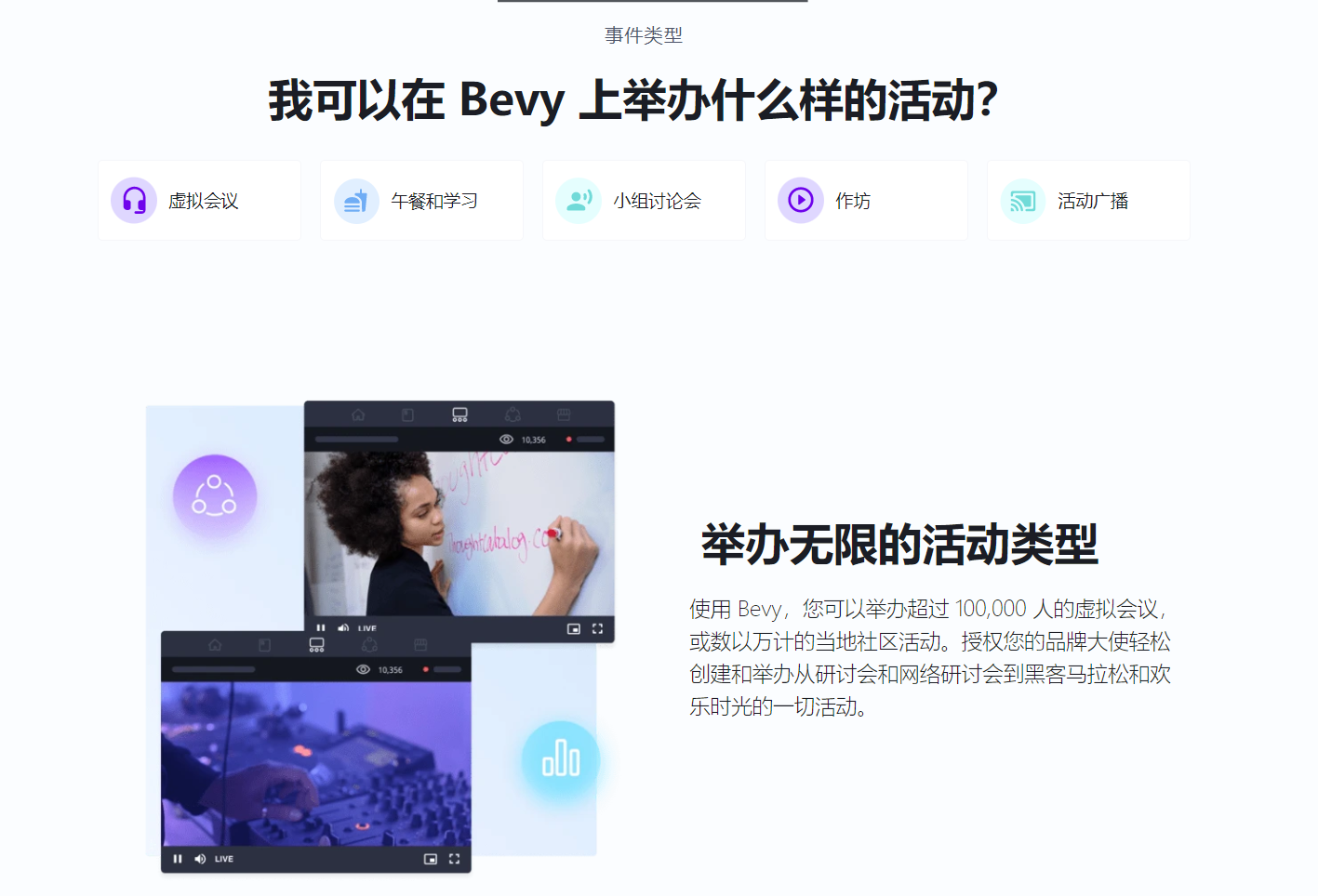 Bevy的功能截图