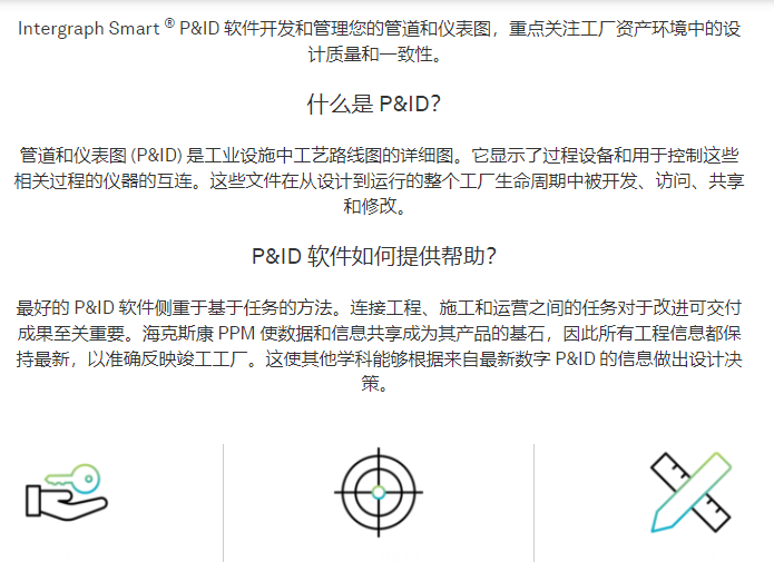 Intergraph Smart P&ID的功能截图