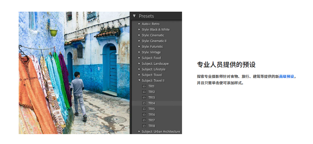 Adobe Photoshop Lightroom Classic的功能截图