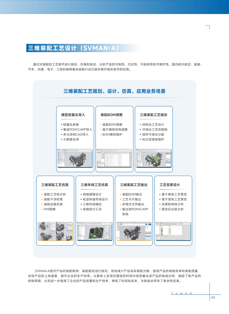 华天SVMAN-A 三维装配工艺设计系统